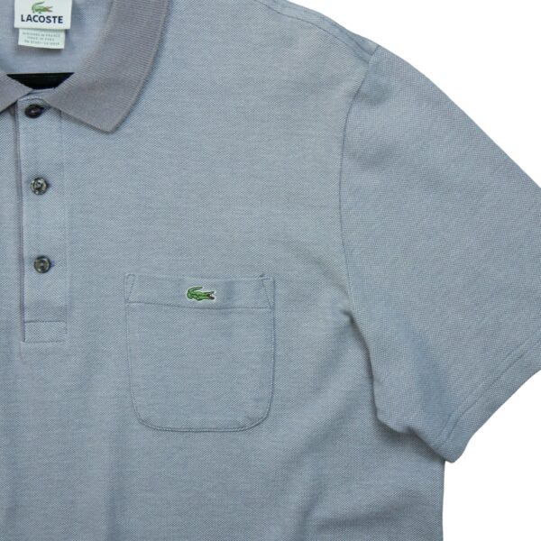 Polo manches courtes homme gris Lacoste Col Rond QWE0393