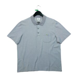 Polo manches courtes homme gris Lacoste Col Rond QWE0393