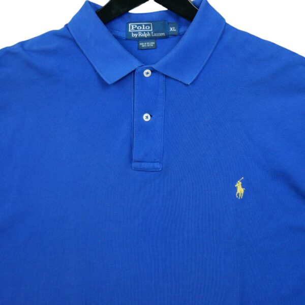 Polo manches courtes homme marine Polo Ralph Lauren Col Rond QWE0205