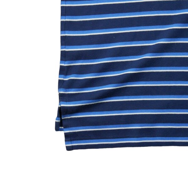Polo manches courtes homme marine Polo Ralph Lauren Motif a rayures Col Rond QWE0308