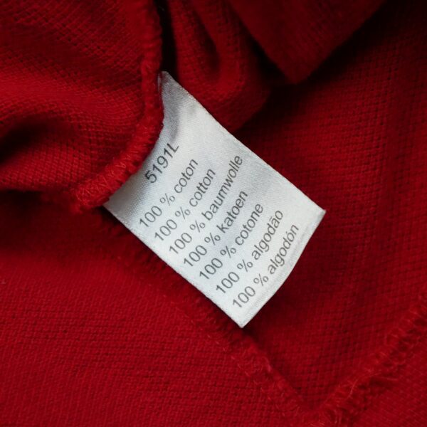 Polo manches courtes homme rouge Lacoste Col Rond QWE3794