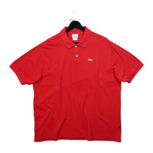 Polo manches courtes homme rouge Lacoste Col Rond QWE3794