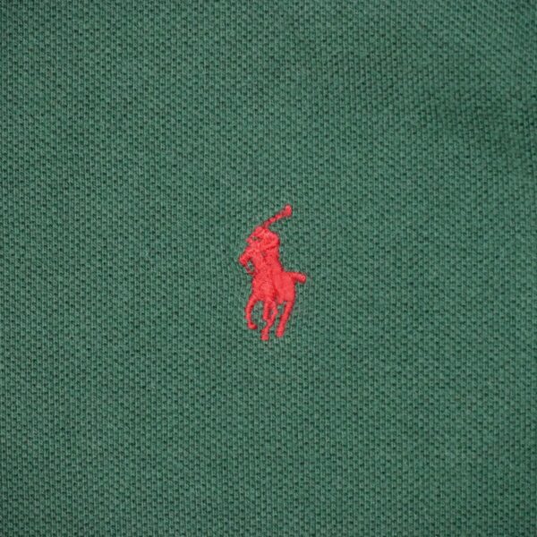 Polo manches courtes homme vert Polo Ralph Lauren Col Rond QWE0400