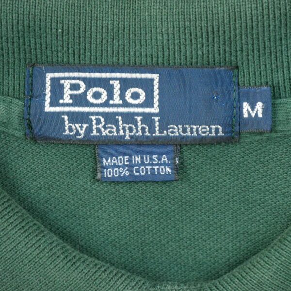 Polo manches courtes homme vert Polo Ralph Lauren Col Rond QWE0400