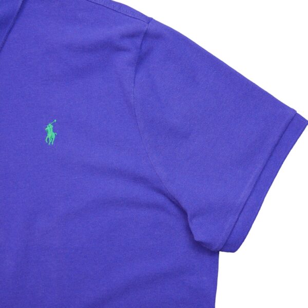 Polo manches courtes homme violet Polo Ralph Lauren Col Polo QWE0468