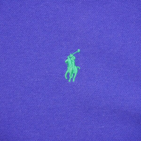 Polo manches courtes homme violet Polo Ralph Lauren Col Polo QWE0468
