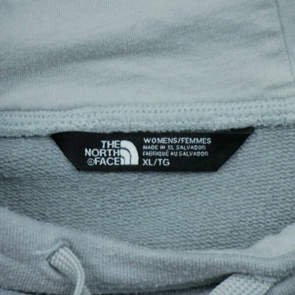 Sweat a capuche femme manches longues gris The North Face Motif imprime Col Montant QWE0613