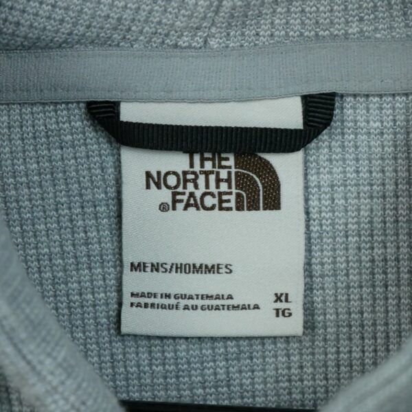 Sweat a capuche homme manches longues gris The North Face Col Rond QWE3235