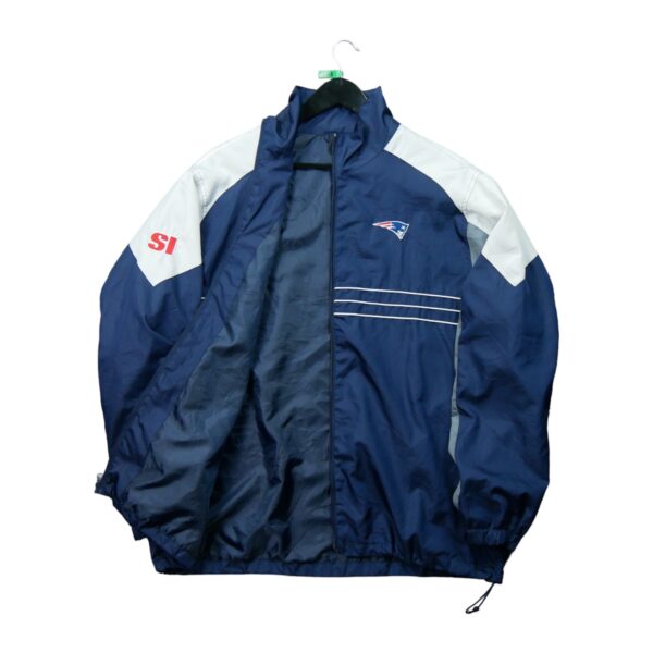 Veste legeres homme manches longues marine NFL Team Apparel Col Montant Equipe New England Patriots QWE0103
