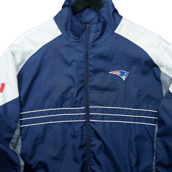 Veste legeres homme manches longues marine NFL Team Apparel Col Montant Equipe New England Patriots QWE0103
