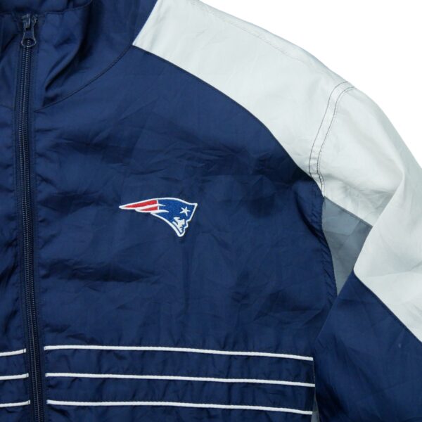 Veste legeres homme manches longues marine NFL Team Apparel Col Montant Equipe New England Patriots QWE0103