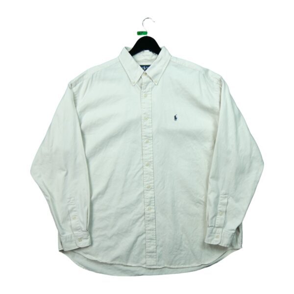 Chemise classiques homme manches longues beige Polo Ralph Lauren QWE0154