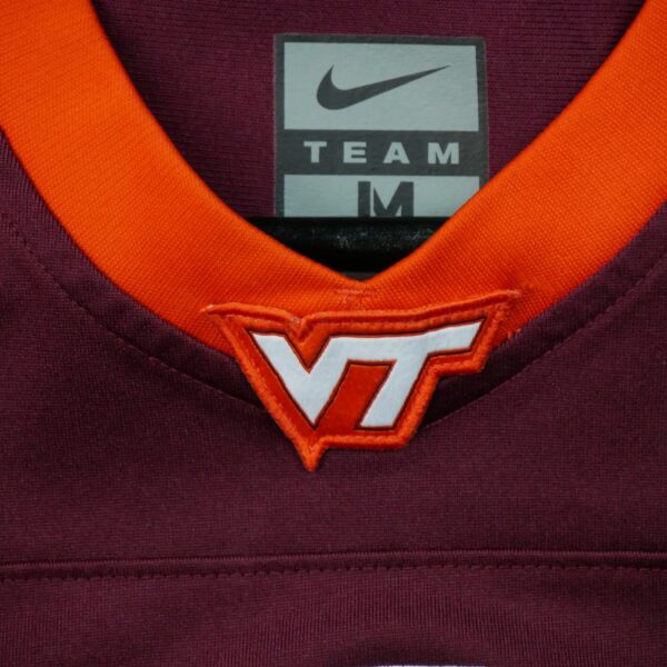 Maillot manches courtes femme bordeaux Nike Equipe Virginia Tech QWE0201