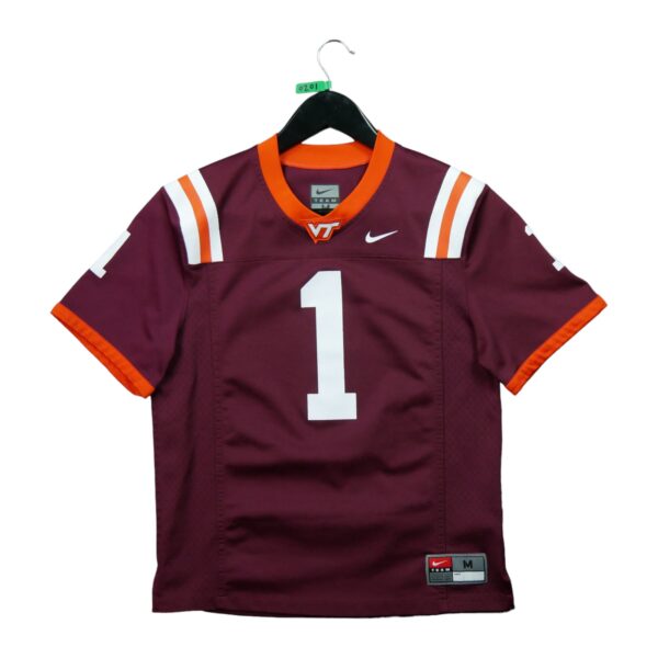 Maillot manches courtes femme bordeaux Nike Equipe Virginia Tech QWE0201