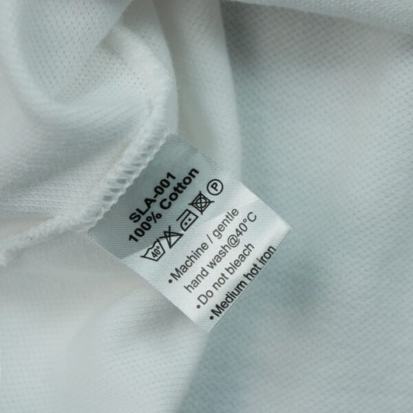 Polo manches courtes femme blanc Lacoste Col Rond QWE3876
