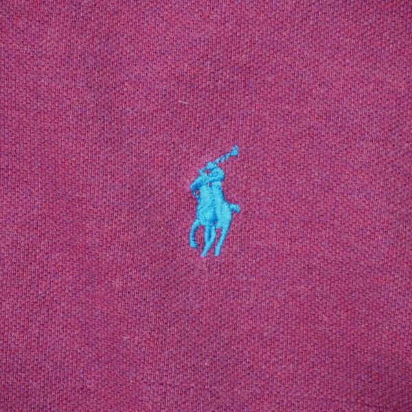 Polo manches courtes homme aubergine Polo Ralph Lauren Col Rond QWE0249