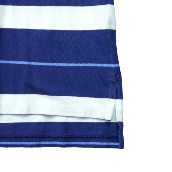 Polo manches courtes homme marine Polo Ralph Lauren Motif a rayures Col Rond QWE0135