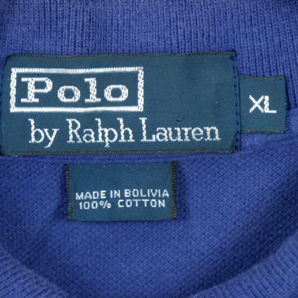 Polo manches courtes homme marine Polo Ralph Lauren Motif a rayures Col Rond QWE0135