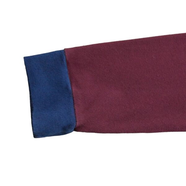 Polo manches longues homme bordeaux Polo Ralph Lauren Col Polo QWE3048