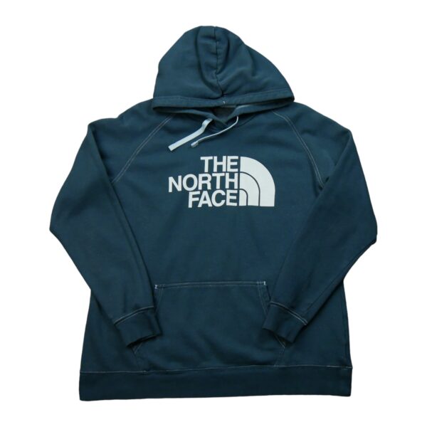 Sweat a capuche femme manches longues gris The North Face Motif imprime Col Rond QWE0384