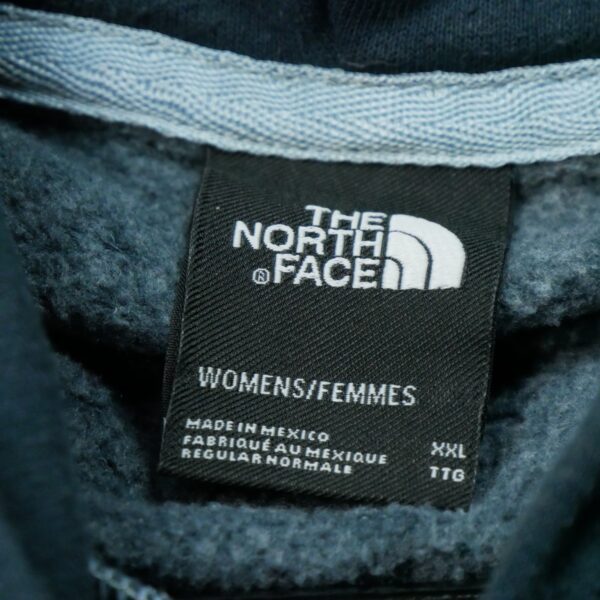 Sweat a capuche femme manches longues gris The North Face Motif imprime Col Rond QWE0384