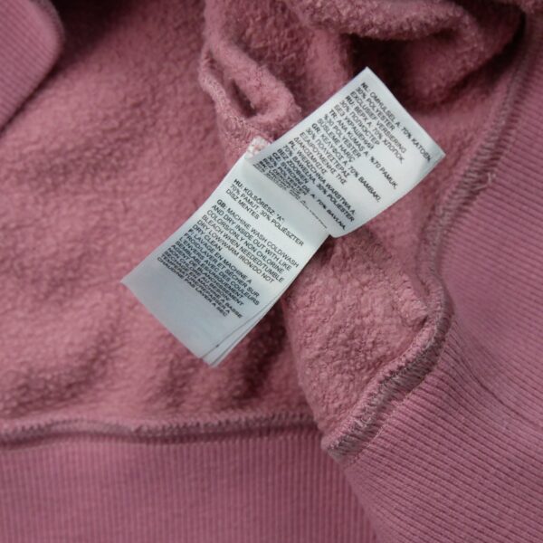 Sweat a capuche femme manches longues rose The North Face Motif imprime Col Rond QWE0359