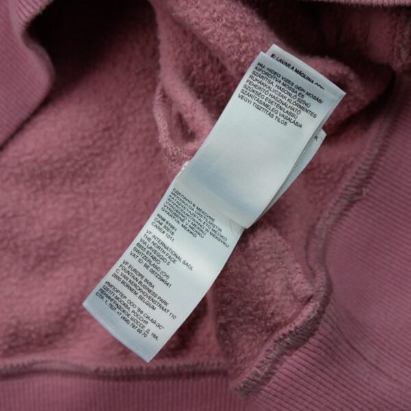 Sweat a capuche femme manches longues rose The North Face Motif imprime Col Rond QWE0359