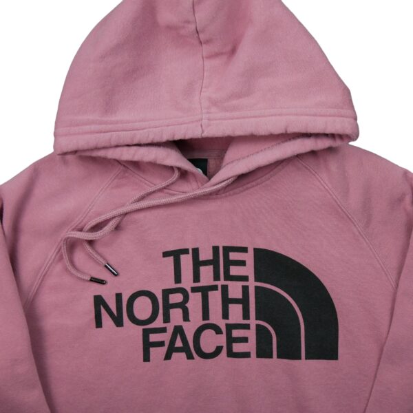 Sweat a capuche femme manches longues rose The North Face Motif imprime Col Rond QWE0359