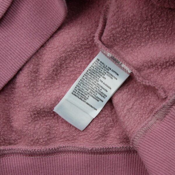 Sweat a capuche femme manches longues rose The North Face Motif imprime Col Rond QWE0359