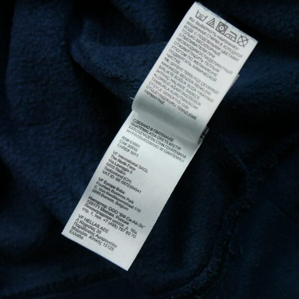 Sweat a capuche homme manches longues marine The North Face Col Rond QWE0237