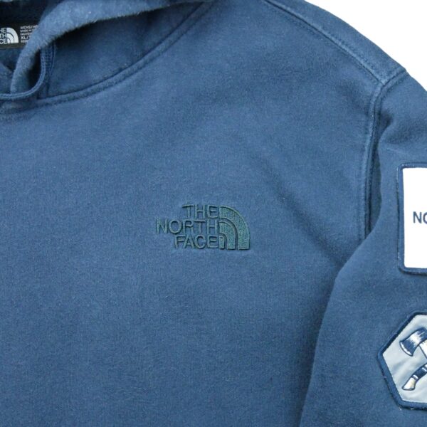 Sweat a capuche homme manches longues marine The North Face Col Rond QWE0237