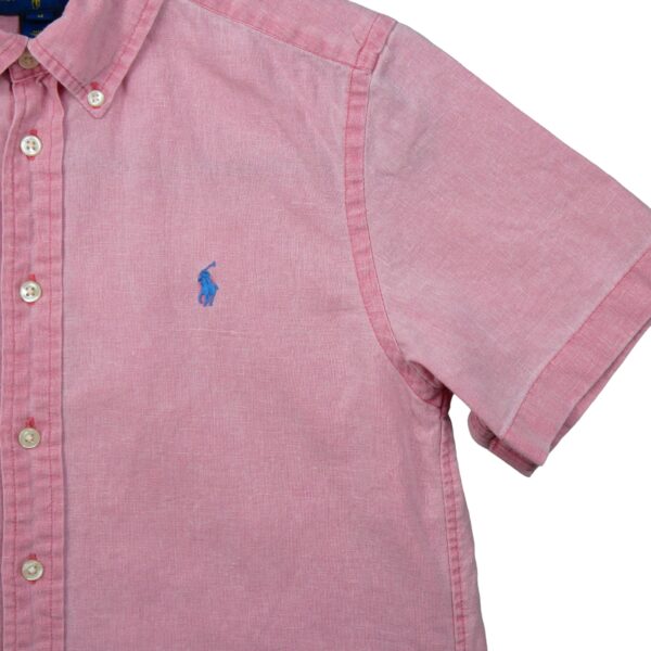 Chemise classiques enfant manches courtes rose Polo Ralph Lauren QWE1288