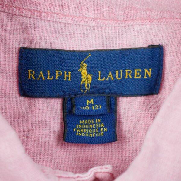 Chemise classiques enfant manches courtes rose Polo Ralph Lauren QWE1288