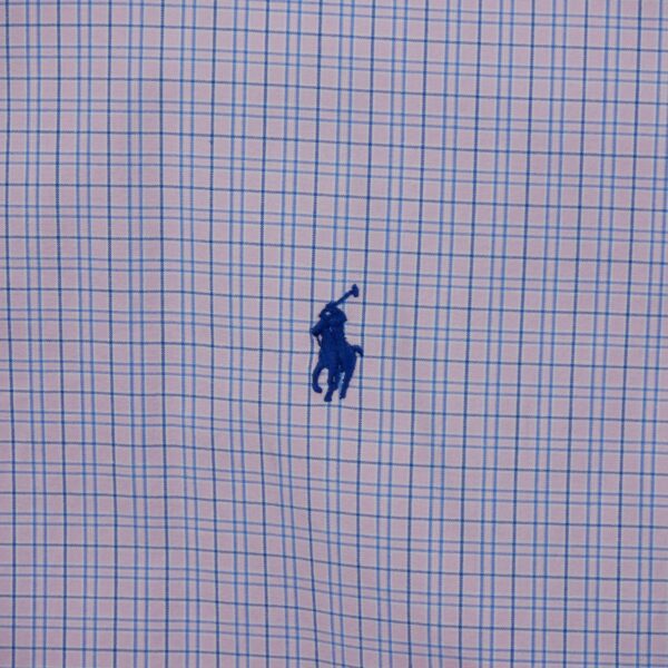 Chemise classiques homme manches courtes rose Polo Ralph Lauren Motif a carreaux QWE0481