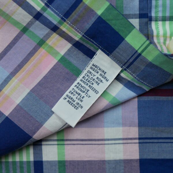 Chemise classiques homme manches courtes rose Polo Ralph Lauren Motif a carreaux QWE1279