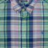 Chemise classiques homme manches courtes rose Polo Ralph Lauren Motif a carreaux QWE1279