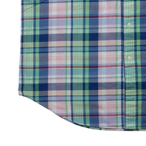 Chemise classiques homme manches courtes rose Polo Ralph Lauren Motif a carreaux QWE1279