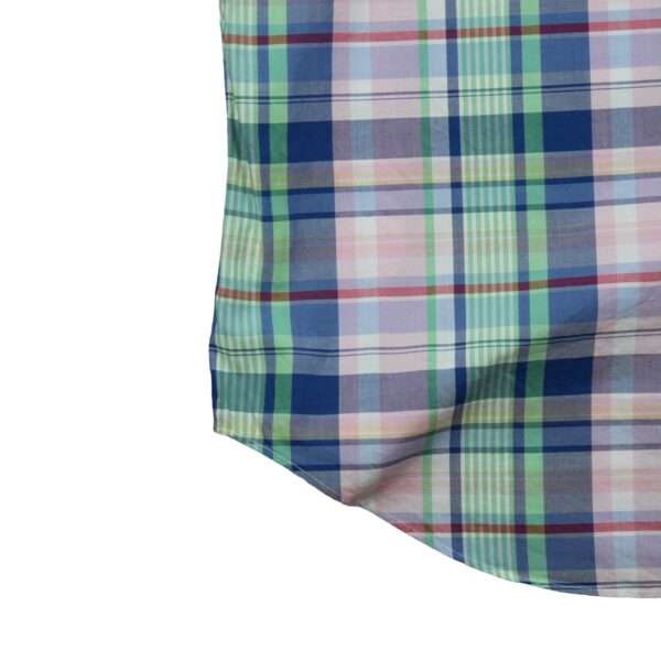 Chemise classiques homme manches courtes rose Polo Ralph Lauren Motif a carreaux QWE1279
