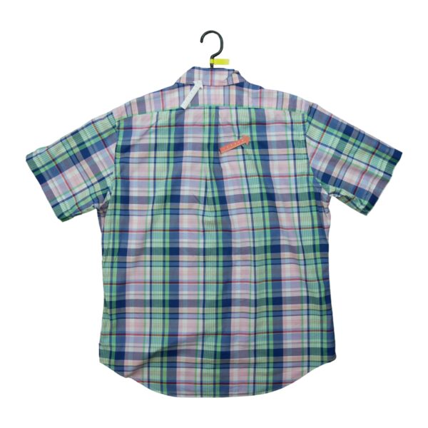 Chemise classiques homme manches courtes rose Polo Ralph Lauren Motif a carreaux QWE1279