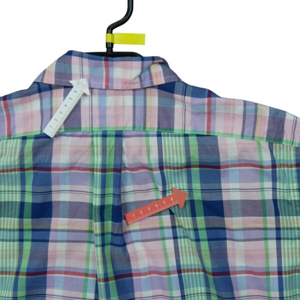 Chemise classiques homme manches courtes rose Polo Ralph Lauren Motif a carreaux QWE1279