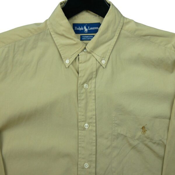 Chemise classiques homme manches longues beige Polo Ralph Lauren QWE0615