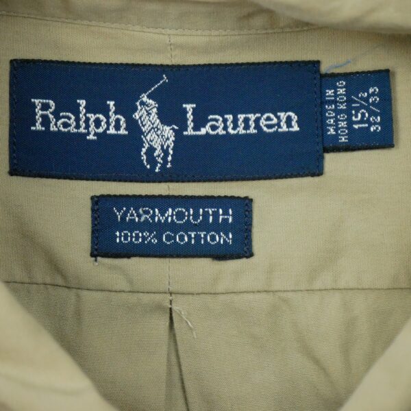 Chemise classiques homme manches longues beige Polo Ralph Lauren QWE0615