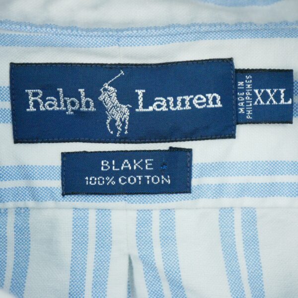 Chemise classiques homme manches longues blanc Polo Ralph Lauren Motif a rayures QWE1178