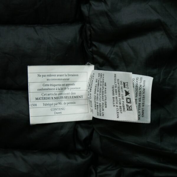 Doudoune femme manches longues noir Patagonia Col Montant QWE2128