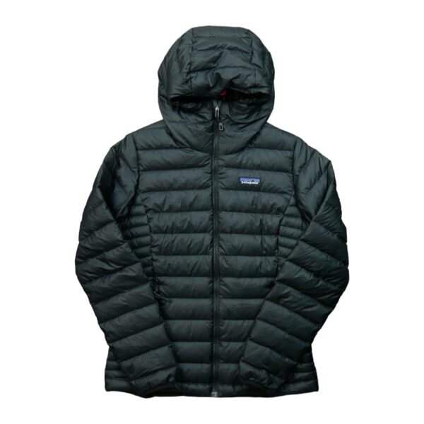 Doudoune femme manches longues noir Patagonia Col Montant QWE2128