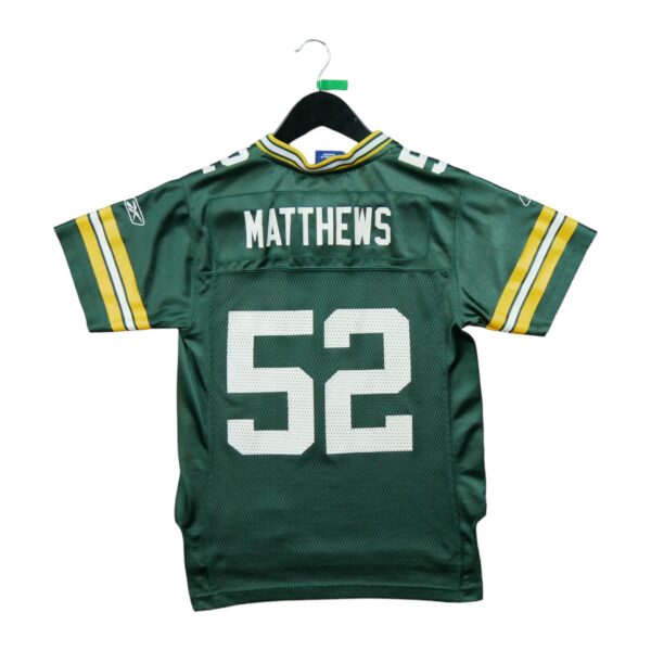 Maillot manches courtes enfant vert Reebok Equipe Green Bay Packers QWE0329