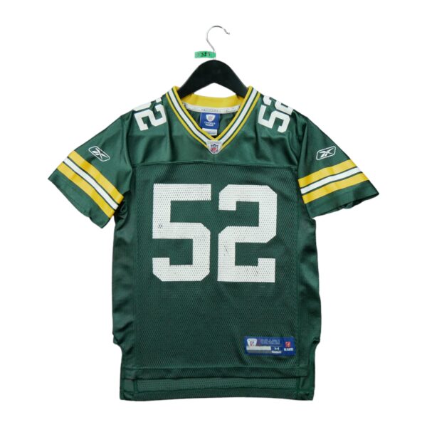 Maillot manches courtes enfant vert Reebok Equipe Green Bay Packers QWE0329