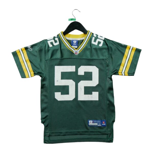 Maillot manches courtes enfant vert Reebok Equipe Green Bay Packers QWE0329
