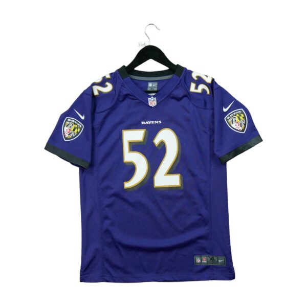 Maillot manches courtes enfant violet Nike Equipe Baltimore Ravens QWE3208