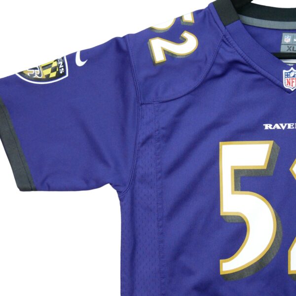 Maillot manches courtes enfant violet Nike Equipe Baltimore Ravens QWE3208